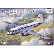 Amodel 1/144 Советский пассажирский самолёт Ил-14П. № 1416
