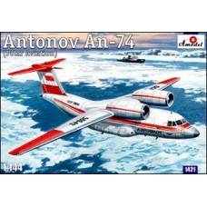 Amodel 1/144 Советский транспортный самолет Ан-74 полярной авиации. № 1421