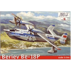 Amodel 1/144 Советский пассажирский самолёт-амфибия Бе-18П. № 1441-01