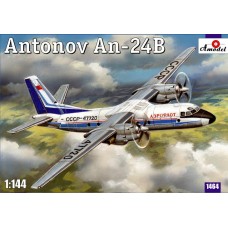 Amodel 1/144 Советский пассажирский самолёт Ан-24. № 1464