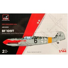 Armory Models Group 1/144 Немецкий истребитель Messerschmitt Bf.109T “Flugzeugträger Jäger”. № AR14309