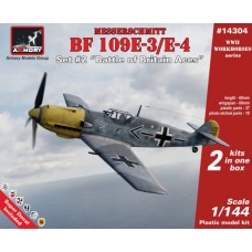 Armory Models Group 1/144 Немецкий истребитель Messerschmitt Bf.109E-3/E-4 "Battle of Britain Aces" (2 самолета). № AR14304