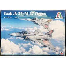 Italeri 1/48 Шведский сверхзвуковой истребитель-перехватчик Saab JA 37/AJ 37 Viggen. № 2785