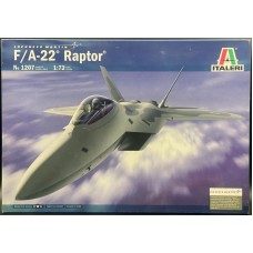 Italeri 1/72 Американский многоцелевой истребитель Lockheed Martin F/A-22 "Raptor". № 1207