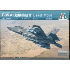 Italeri 1:72Американский истребитель Lockheed Martin F-35A Lightning II CTOL Version (Beast Mode). № 1464