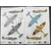 Italeri 1:72 Британский истребитель Supermarine Spitfire Mk.V / Mk.IX Aces. № 1482