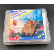 SSMODEL 1/100 Французский легкий танк сопровождения пехоты Char FCM 36. № 100655
