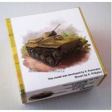 Zebrano 1/100 Советский легкий плавающий танк Т-40 с 20-мм пушкой ШВАК-Т. № 100020