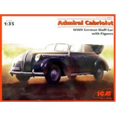 ICM 1/35 Немецкий легковой автомобиль Opel Admiral Cabriolet. № 35471