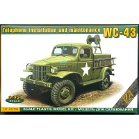 ACE 1/72 Американский автомобиль телефонной связи Dodge WC-43 (T 215) 1/2 ton. № 72593