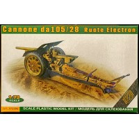 ACE 1/72 Итальянское орудие Cannone da105/28 Ruote Electron. № 72594