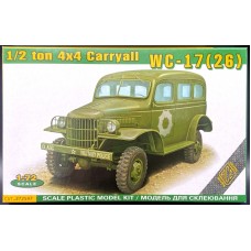 ACE 1:72 Американский автомобиль Dodge WC-17(26) 1/2 ton 4x4 Carryall. № 72597