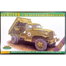ACE 1:72 Американский грузовой автомобиль, самосвал Chevrolet G7106 1,5t 4x4. № 72600