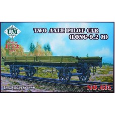 UMmt 1/72 Двухосная ж/д площадка (длина - 9,2 м). № 615