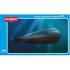 MikroMir 1/350 Советская подводная лодка проекта 673. № 350-023
