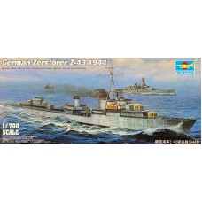 Trumpeter 1/700 Немецкий эсминец Z-43. № 05789