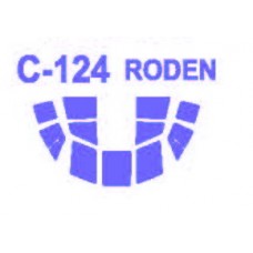 KV Models 1/144 Маска-трафарет для самолёта C-124 Globemaster (Roden). № 14390