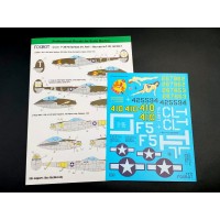 Foxbot 1/32 Декаль Lockheed P-38 Lightning Pin-Up Nose Art без технических надписей (Часть 1). № 32-019