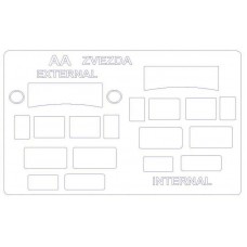 KV Models 1/35 Маска-трафарет для автомобиля ГАЗ-АА/ГАЗ-ААА (Zvezda). № 35003