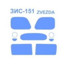 KV Models 1/35 Маска-трафарет для автомобиля ЗиС-151/БМ-13 (Zvezda). № 35004