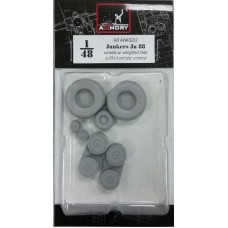 Armory Models Group 1/48 Колеса для самолета Junkers Ju 88 late. № AW48202