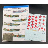 Foxbot 1/48 Декаль Советские истребители Лавочкина Лагг-3 и Ла-5, часть 1. № 48-083