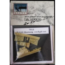 Aires 1/72 Конверсионный набор: P-51D Mustang Cockpit Set (for Hasegawa). № 7013