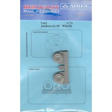 Aires 1/72 Конверсионный набор: Ju 88 wheels & paint masks (for Hasegawa). № 7162