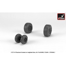 Armory Models Group 1/72 Колеса для самолета F-4J,K,M,S, FG.Mk 1, FGR.Mk 2 Phantom-II. № AW72330