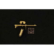 Mini World 1/72 Немецкий пулемёт MG-15 с брезентовым гильзоприёмником. № A7221b