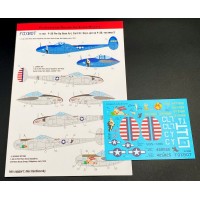 Foxbot 1/72 Декаль Lockheed P-38 Lightning Pin-Up Nose Art  (Часть 3). № 72-068A