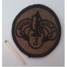 Нашивка US Army 3rd Cavalry Regiment Patch. № S007