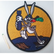 Нашивка US Navy Torpedo Squadron 36 (VT-36) Bugs Bunny, Late WWII, Jacket Patch. № S015