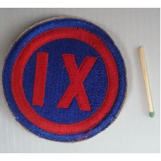 Нашивка US Army 9th Corps ( IX Corps ) WWII Patch. № S029