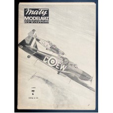 Maly Modelarz 1/33 Британский многоцелевой истребитель Boulton Paul Defiant. № 7/81