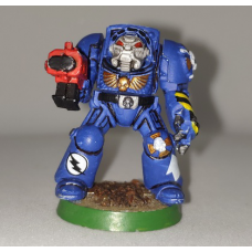 Space Marine Terminator. Warhammer 40K миниатюра. COMM_1381