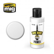 Ammo by Mig Jimenez: White Acrylic Primer (Акриловый Белый грунт 60 мл.). AMIG2022