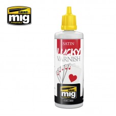 Ammo by Mig Jimenez: Satin Lucky Varnish (Полу-матовый лак). AMIG2052